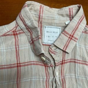Billy Reid short sleeve button down shirt